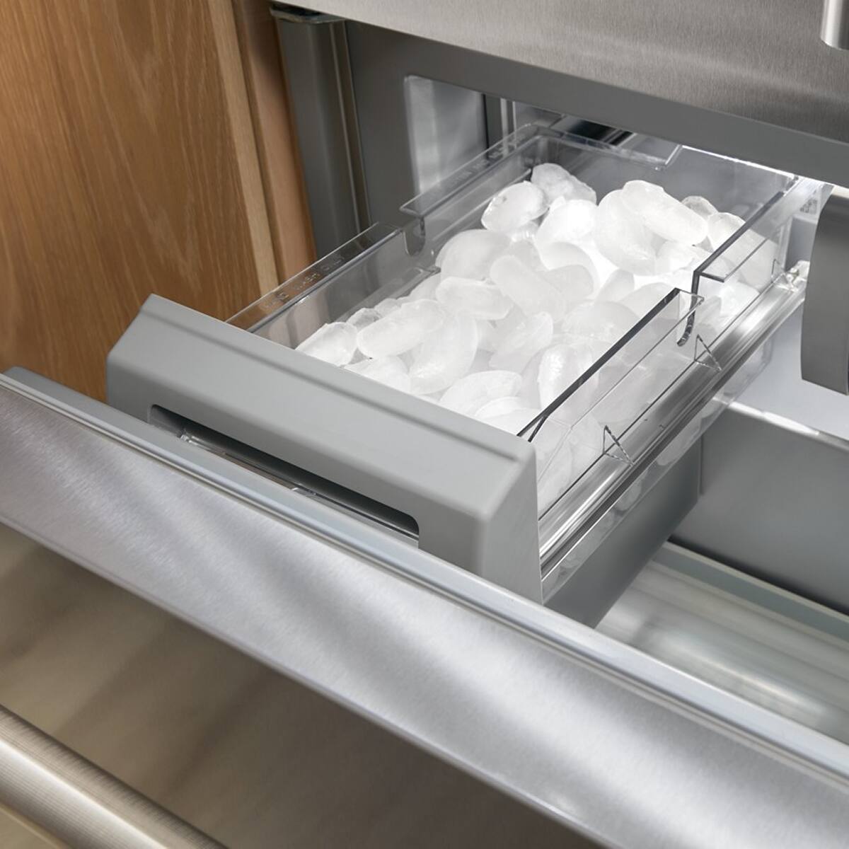 Alt View 3. KitchenAid - 24.2 Cu. Ft. Built-In French Door Bottom Mount Refrigerator - Juniper.