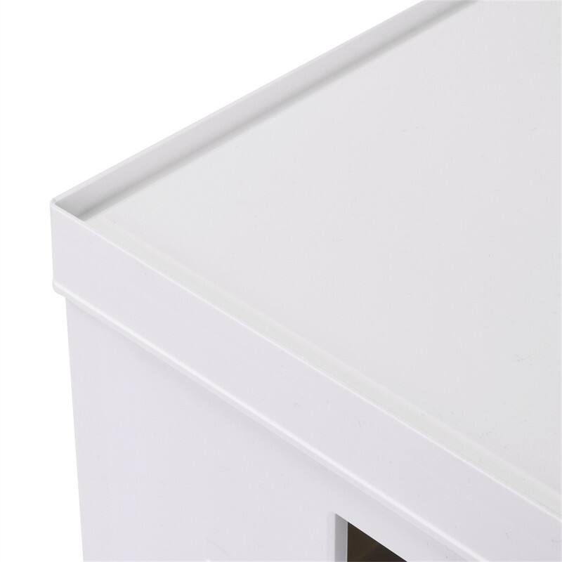 Alt View 7. HTUTWOO - Set of 2 Collapsible Rolling File Boxes - Stackable Storage Organizer with Lids & Wheels, 10 Hanging Files for Home - White.