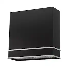 Akicon - 30 inches - Externally Vented - Wall Range Hood - Black with Nickel