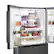 Alt View 3. Bosch - 500 Series 26 Cu. Ft. French Door Bottom Freezer Smart Refrigerator with External Water and Ice - Black Stainless Steel.