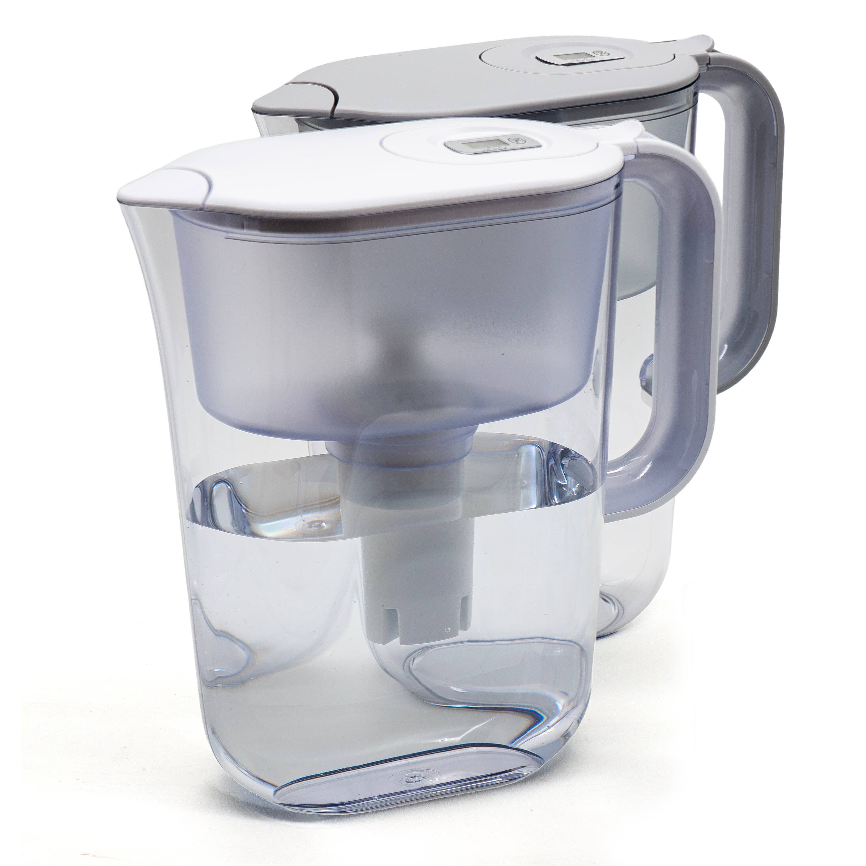 Alt View 1. FC Design - Freco 10.5 cup / 2.5L Water Filter Pitcher with 1 Filter, NSF42/53 Certified, Brita filter compatible, BPA Free - Grey.