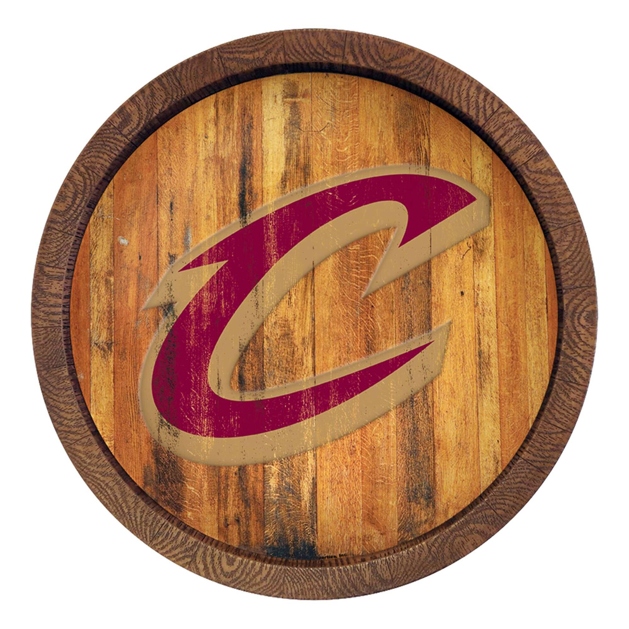 Cleveland Cavaliers 20.25'' Faux Barrel Top Sign