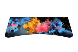 Arozzi - Arena Full-Surface, Interchangeable, Water-Resistant, and Washable Mouse Pad with Stitched Edges - D017 - Black