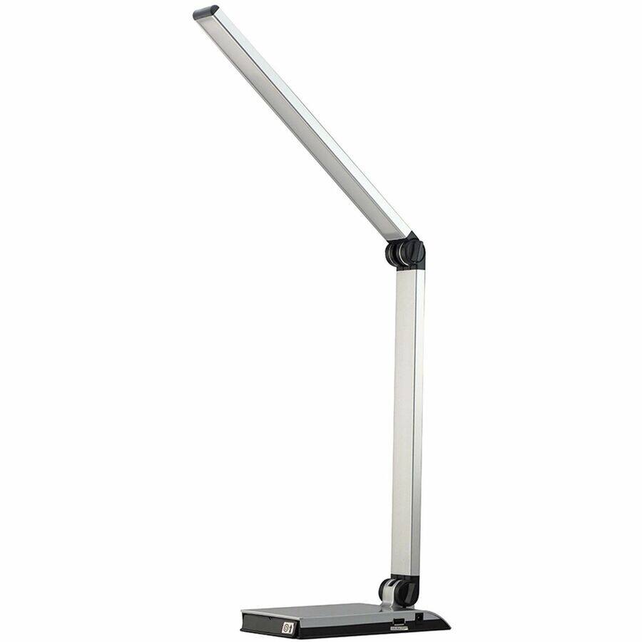 Angle. Lorell - Lorell Smart Device Slot/USB Task Light  8 W LED Bulb  USB Charging Dimmable.