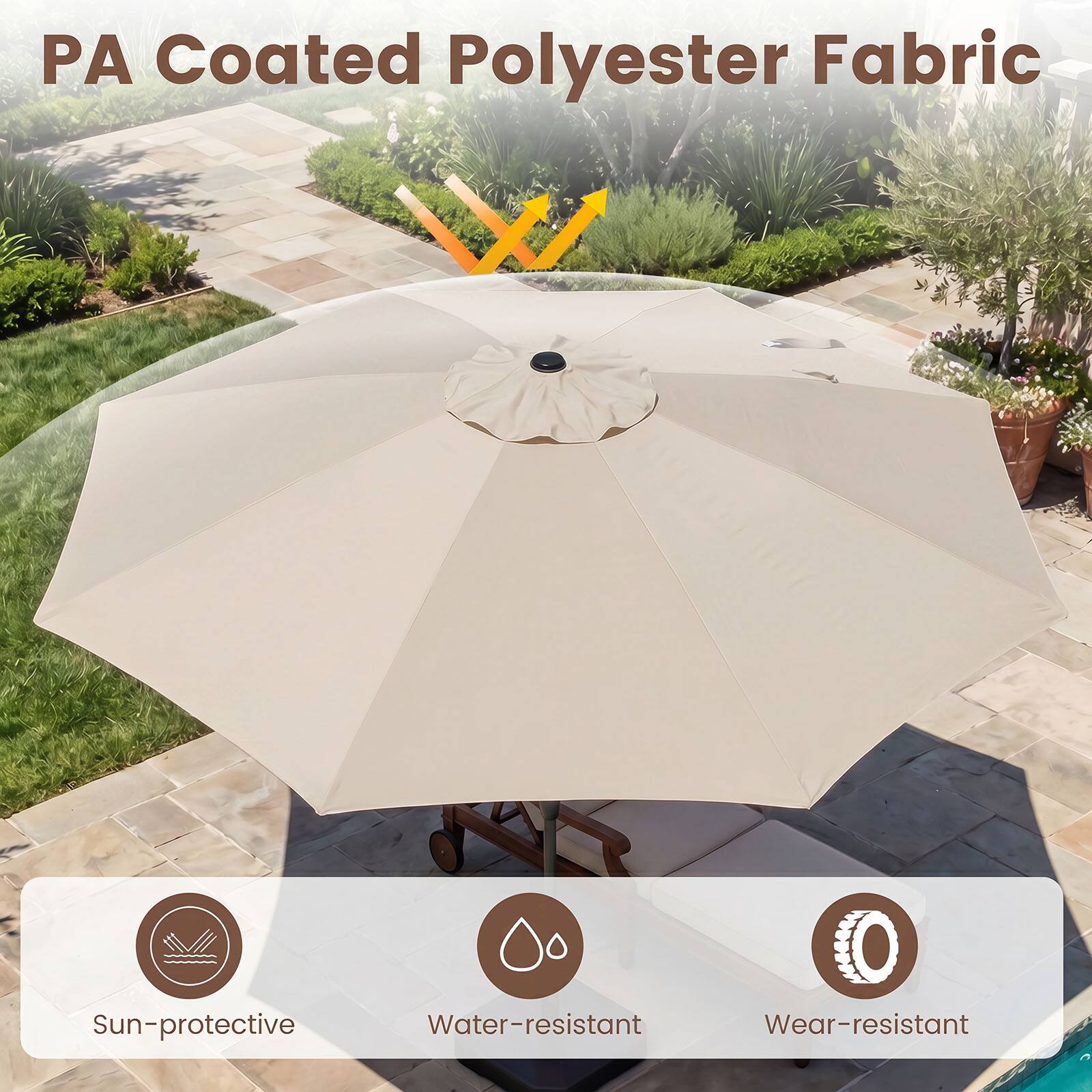 PA Coated Polyester Fabric

- Sun-protective
- Water-resistant
- Wear-resistant