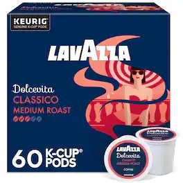 Lavazza - Dolcevita Classico Single-Serve Coffee K-Cup® Pods for Keurig® Brewer, 60 Count