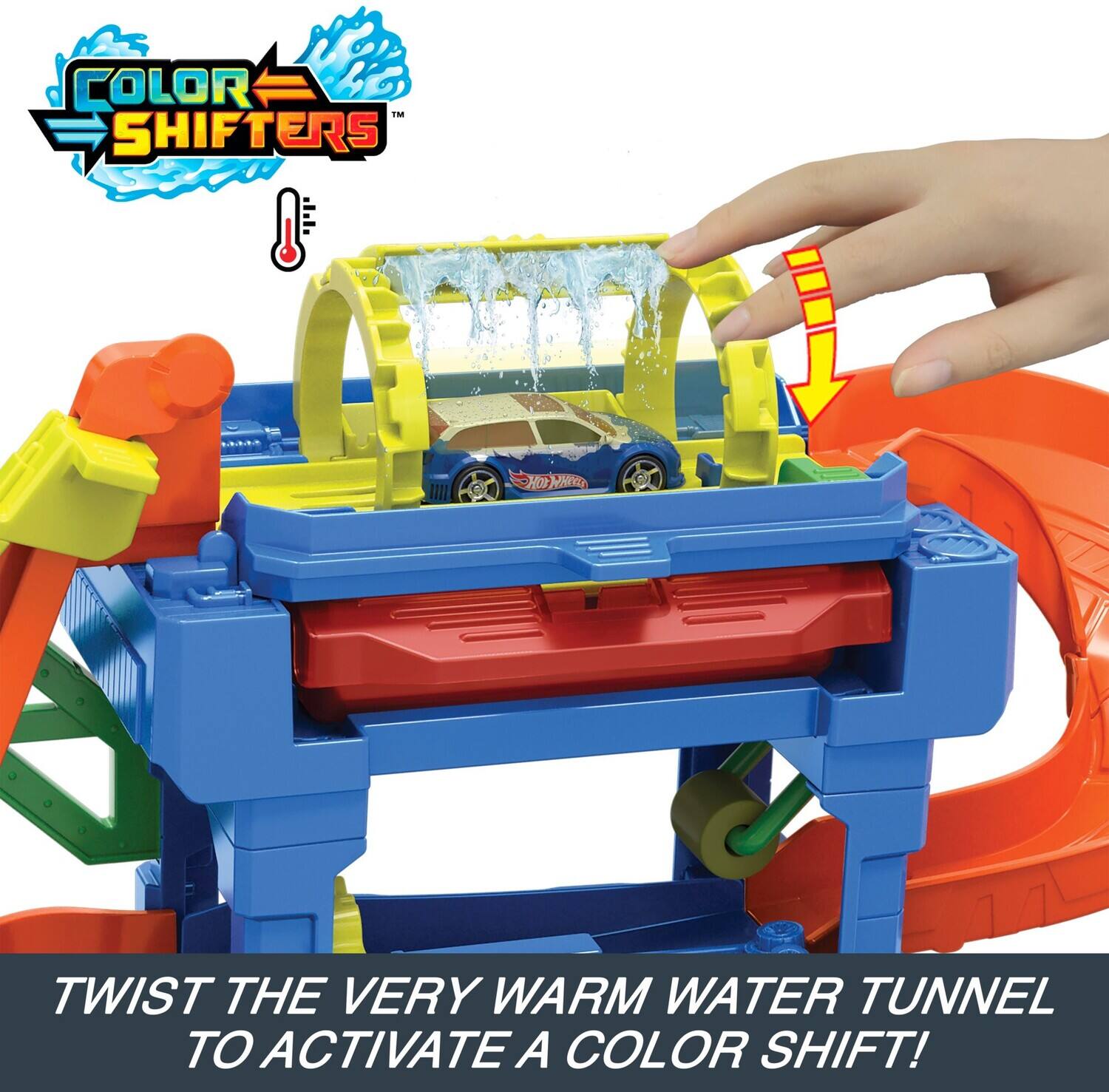 COLOR™ SHIFTERS

TWIST THE VERY WARM WATER TUNNEL TO ACTIVATE A COLOR SHIFT!