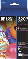 Epson - 320P Standard Capacity Ink Cartridge + Photo Paper - Multicolor - Front_Zoom
