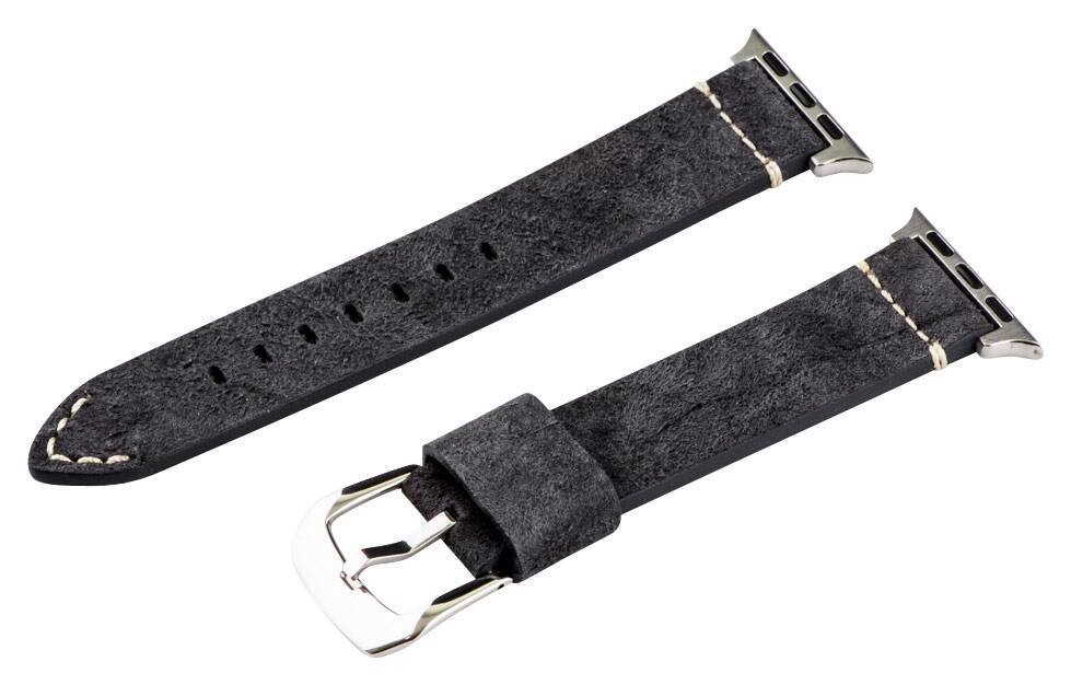 Angle. Clockwork Synergy - Replacement Band for Apple Watch™ 42mm - Midnight Blue.