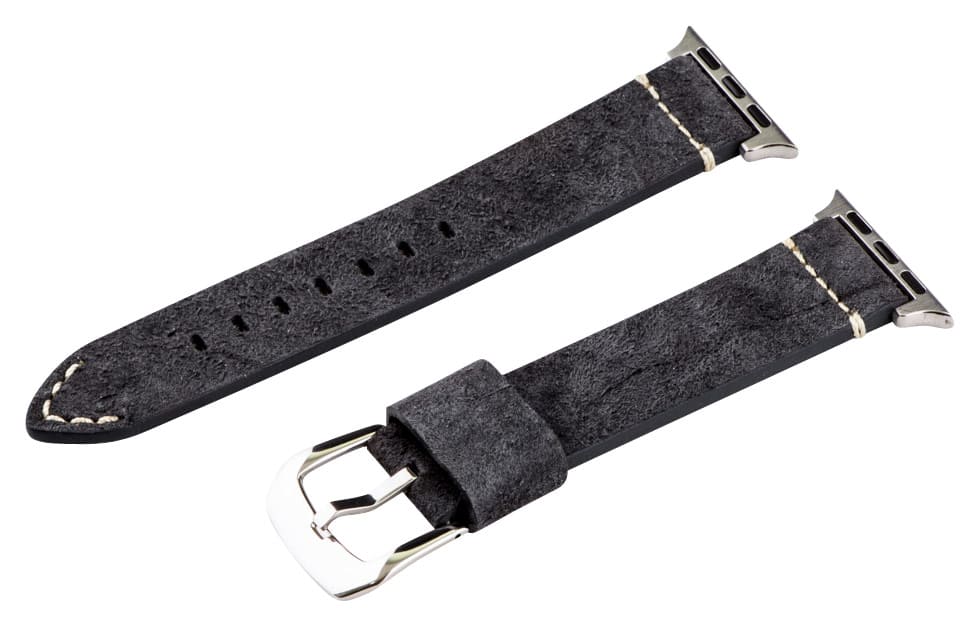 Angle. Clockwork Synergy - Replacement Band for Apple Watch™ 38mm - Midnight Blue.