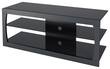 CorLiving - Santa Lana TV Stand for Most Flat-Panel TVs Up to 60" - Black - Larger Front