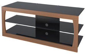 CorLiving - Santa Lana TV Stand for Most Flat-Panel TVs Up to 60" - Faux Teak - Front_Zoom
