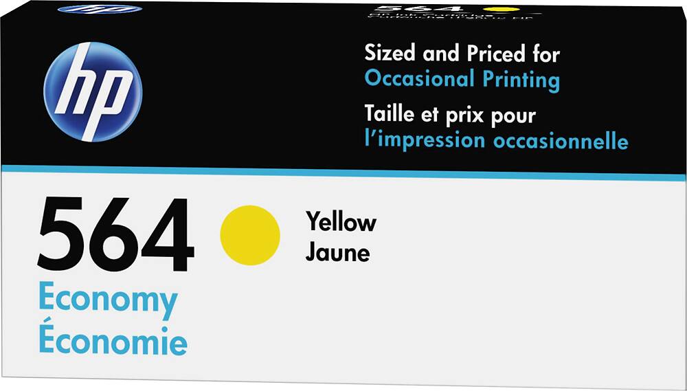 Front. HP - 564 Ink Cartridge - Yellow.
