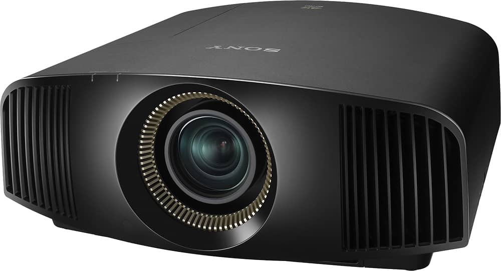 Left View: Sony - ES 4K SXRD Projector with High Dynamic Range - Black