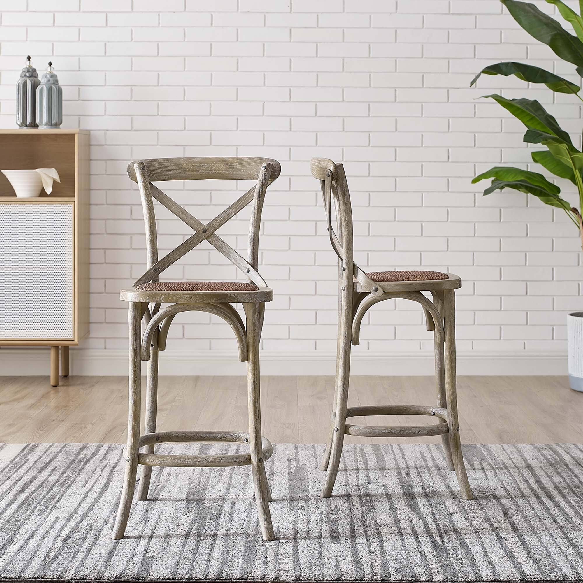 Alt View 6. Modway - Gear Counter Stool by Modway - Gray.