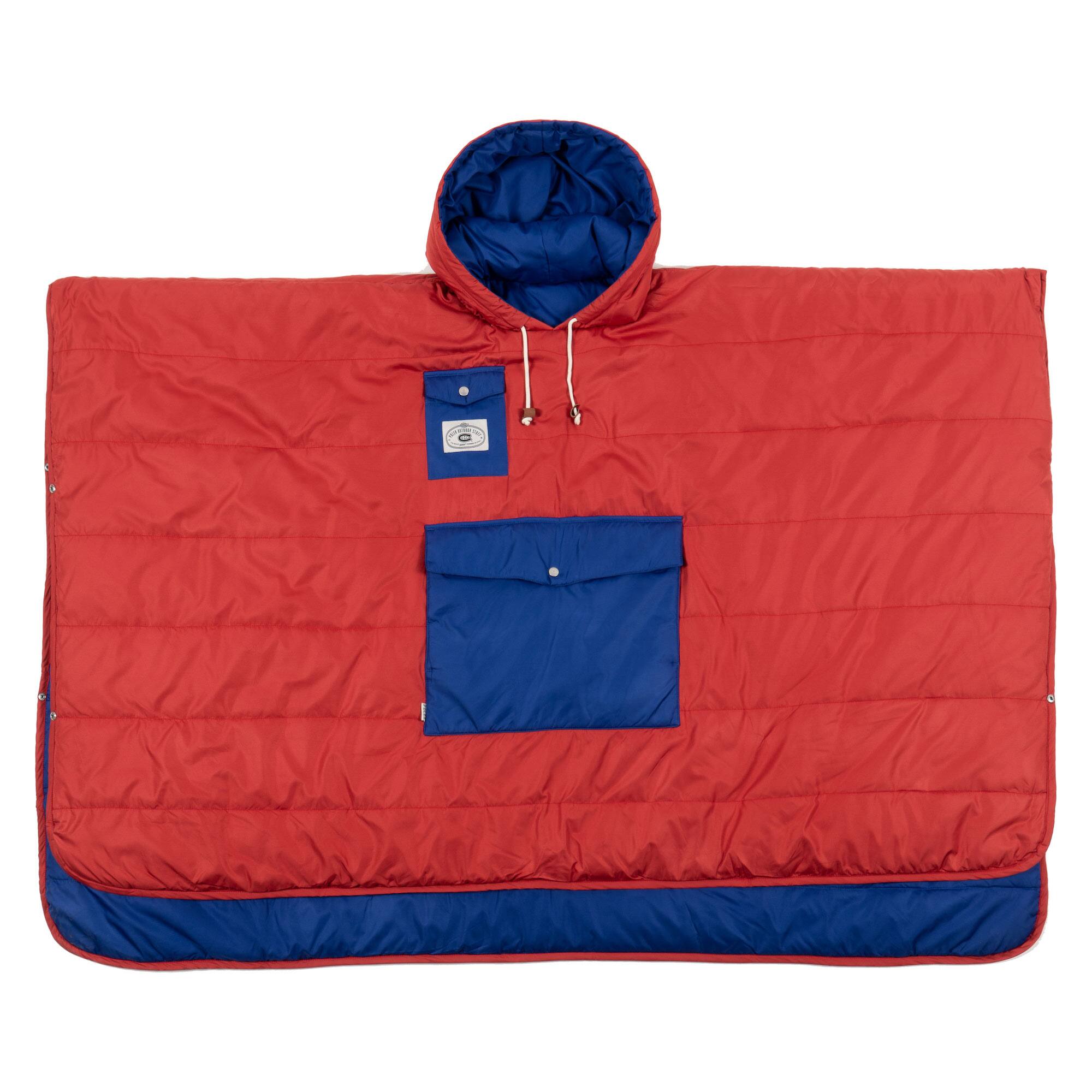 Alt View 3. Poler - Montreal Canadiens Reversible Camp Poncho - Multicolor.