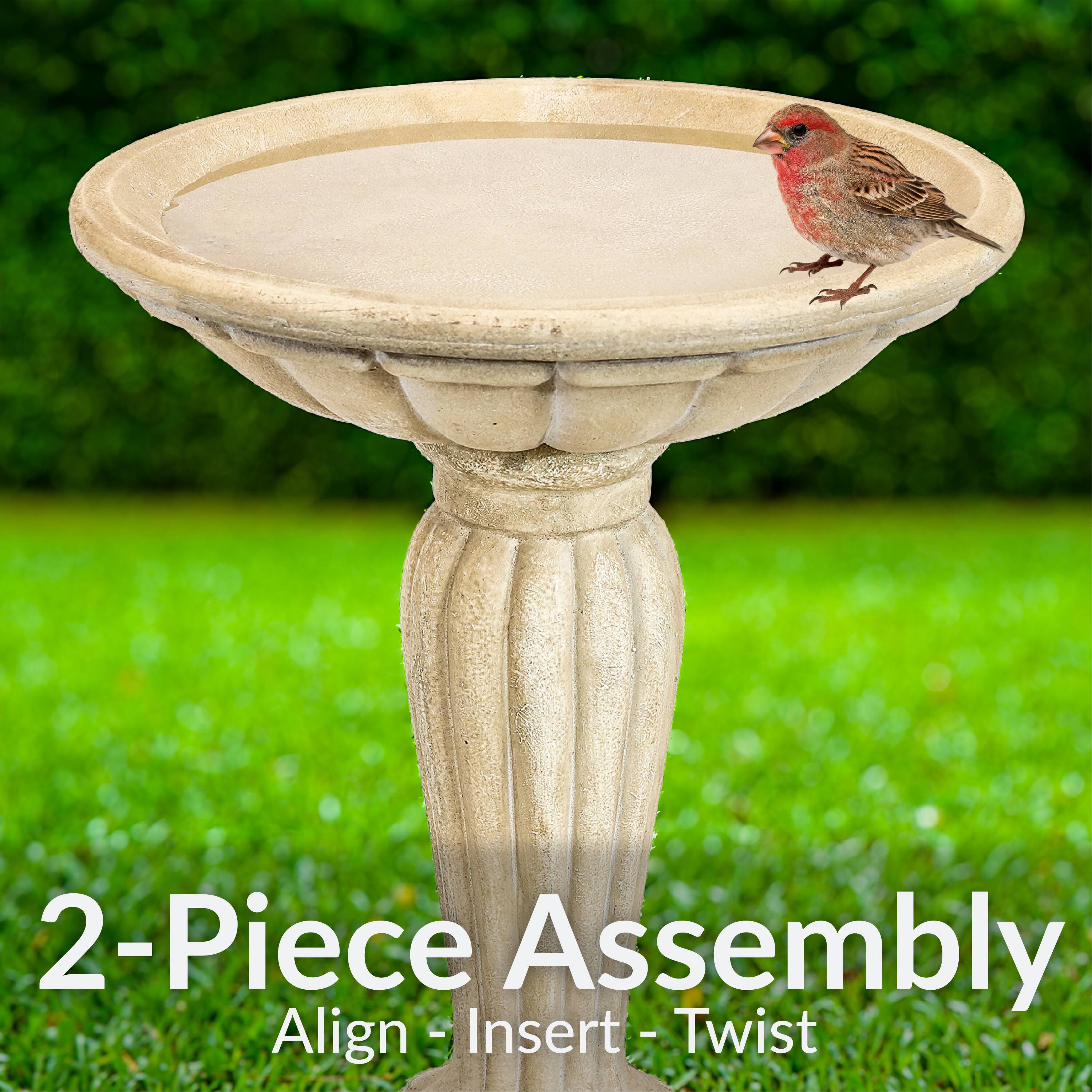 2-Piece Assembly  
Align - Insert - Twist