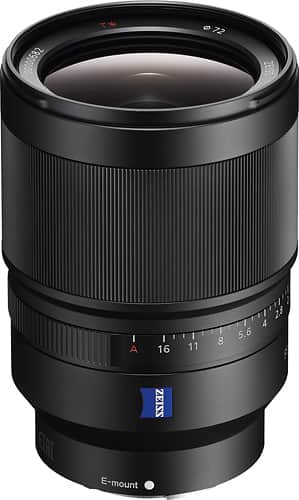 Sony - Distagon T* FE 35mm f/1.4 ZA Full-Frame E-Mount Prime Lens - Multi - Larger Front