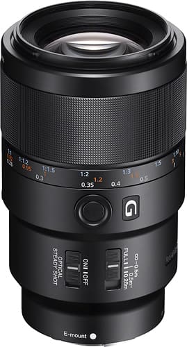 Sony - FE 90mm f/2.8 Macro G OSS Full-Frame E-Mount Macro Lens - Multi - Larger Front
