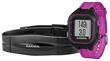 Garmin - Forerunner 25 GPS Watch and Activity Tracker + Heart Rate - Purple/Black - Angle