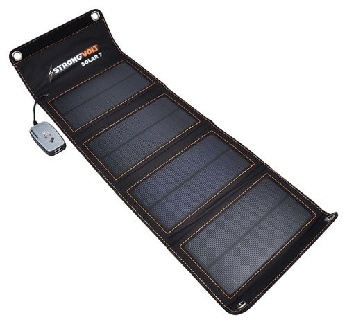 Best Buy: StrongVolt Solar Charger Black 11674VRP