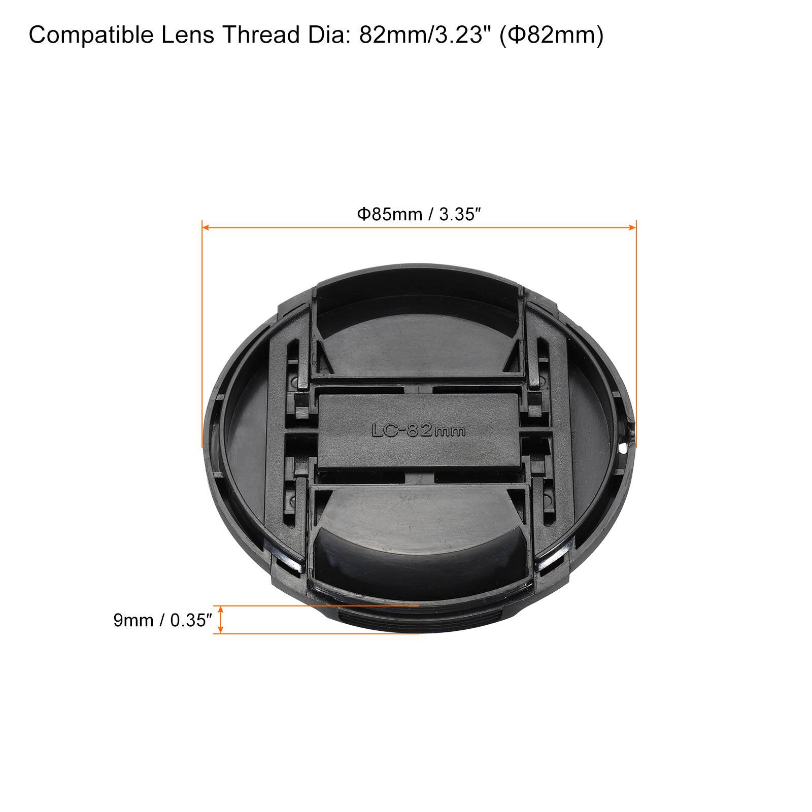 Compatible Lens Thread Dia: 82mm / 3.23" (Φ82mm)  
85mm / 3.35"  
LC-82mm  
9mm / 0.35"