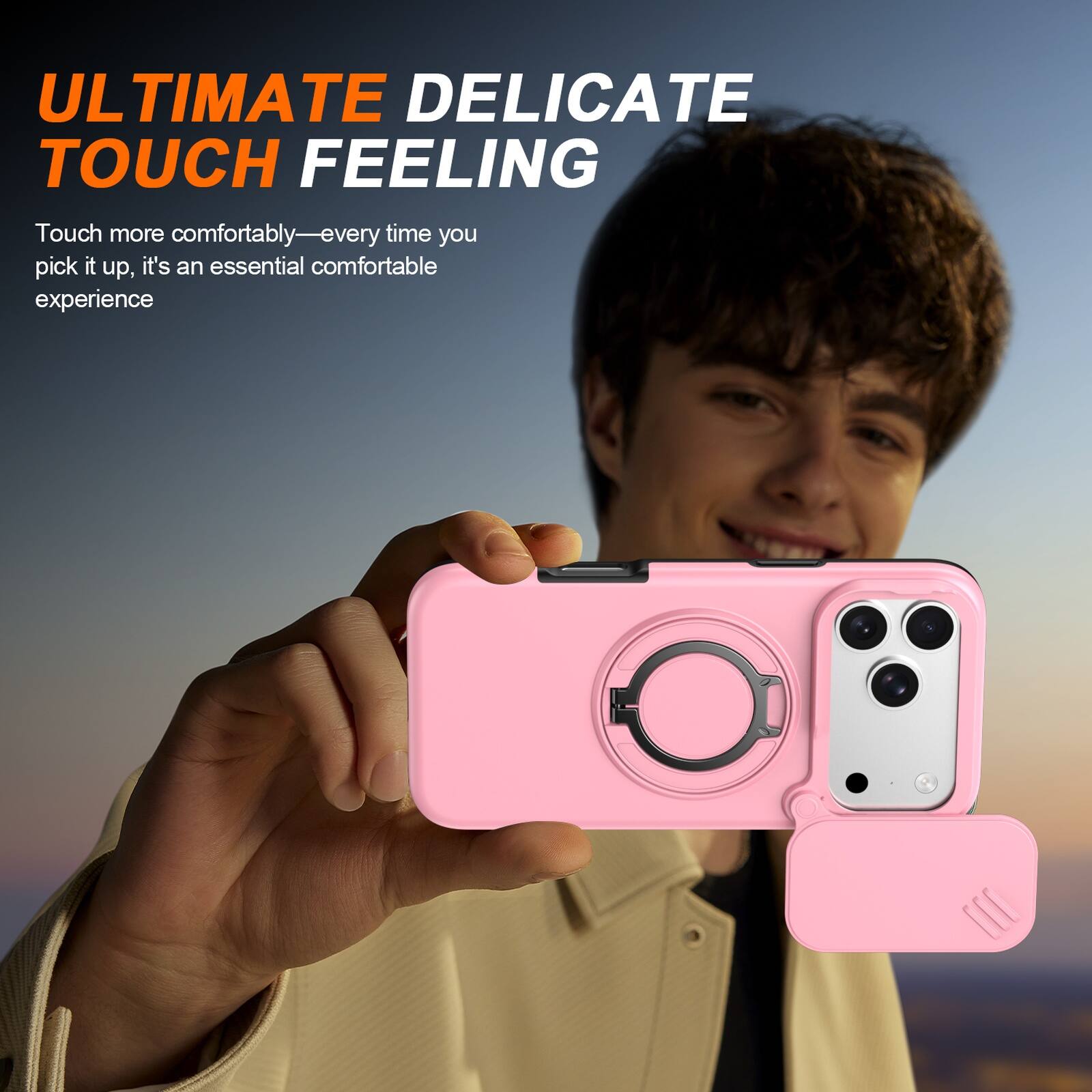 ULTIMATE DELICATE TOUCH FEELING

Touch more comfortably—every time you pick it up, it's an essential comfortable experience