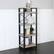 Alt View 13. Walker Edison - Modern Industrial Powder-Coated Steel 4-Shelf Bookcase - Driftwood.