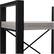 Alt View 1. Walker Edison - Modern Industrial Powder-Coated Steel 4-Shelf Bookcase - Driftwood.