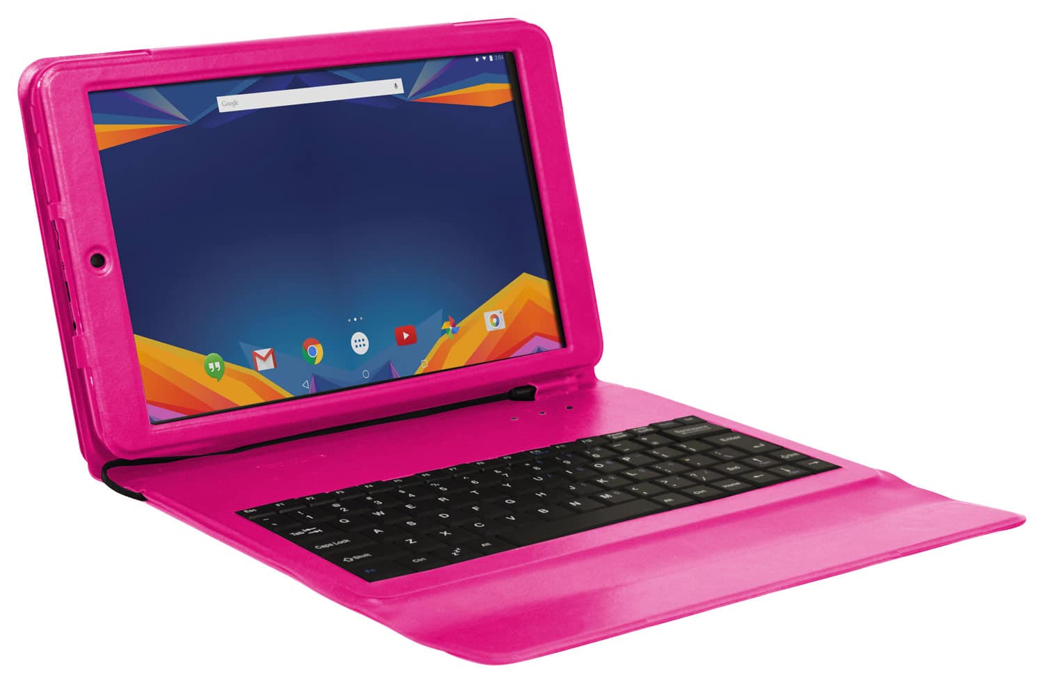 Visual Land - Prestige Prime 10ES - 10.1" - Tablet - 32GB - With Keyboard - Magenta - Larger Front