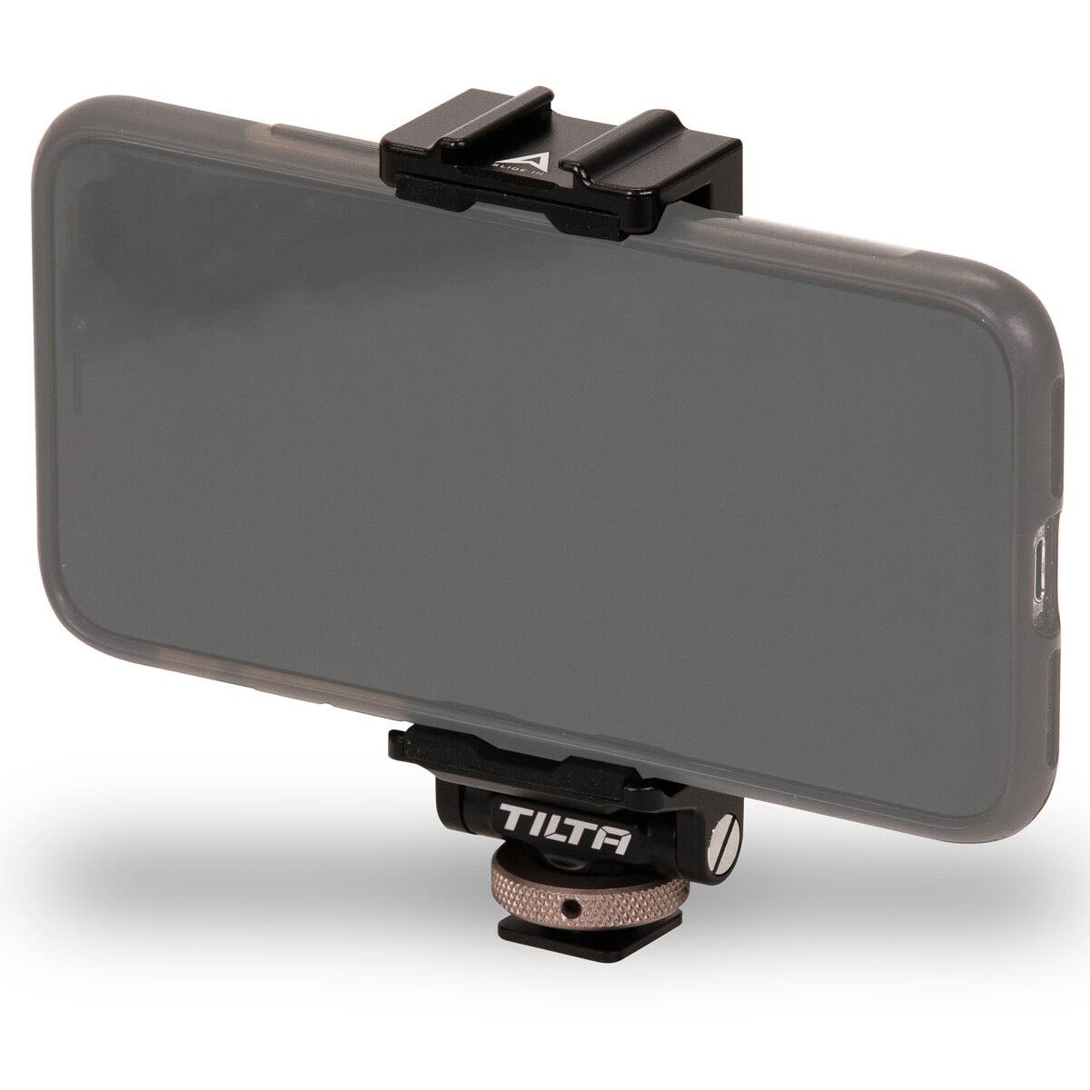 Alt View 2. Tilta - Tiltaing Adjustable Cold Shoe Phone Mounting Bracket, Black.