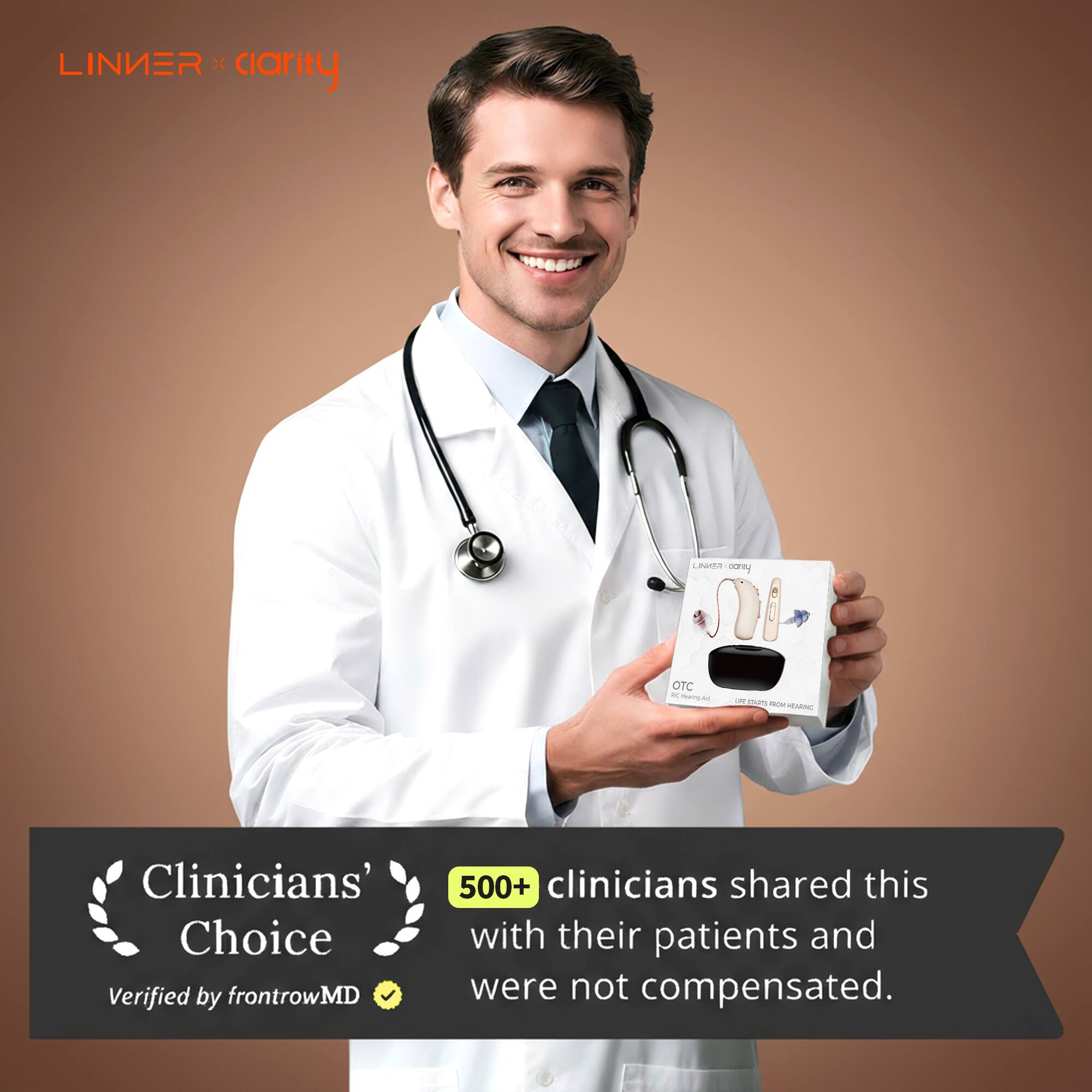 LINKER x clarity

Clinicians' Choice  
Verified by frontrowMD

500+ clinicians shared this with their patients and were not compensated.