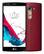 Front. LG - G4 4G LTE with 32GB Memory Cell Phone (Unlocked) - Red Leather.