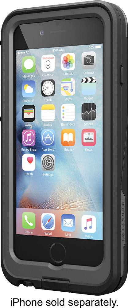 Alt View 14. LifeProof - Fre Power External Battery Case for Apple® iPhone® 6 and 6s - Black.