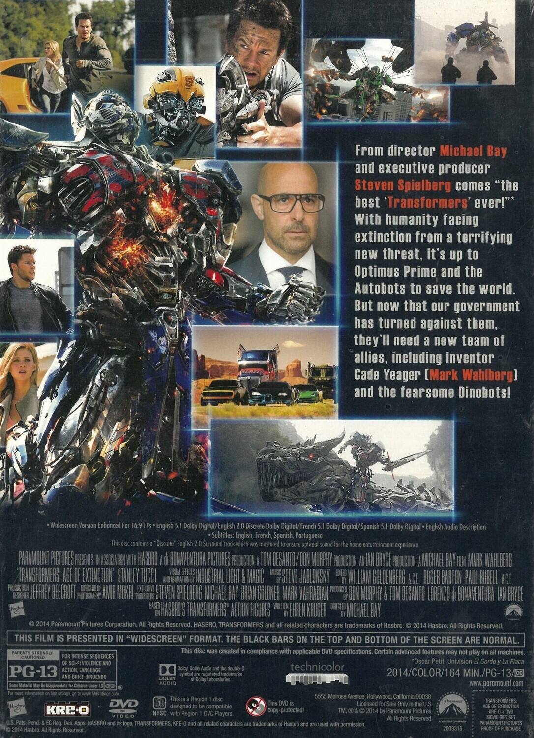 Alt View 1. Transformers Age of Extinctinction (with Kreon Figures)   - DVD.