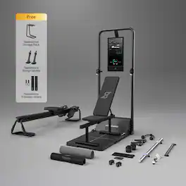 Speediance - Smart Home Gym, Gym Monster 2 Family Plus, Smart AI-Powered Multi-Functional Smith Machine for Home Workout - Black