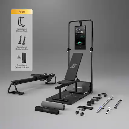 Free
Speediance Storage Rack
Speediance Skiing Handles
Speediance Extension Straps
SP DIANCE