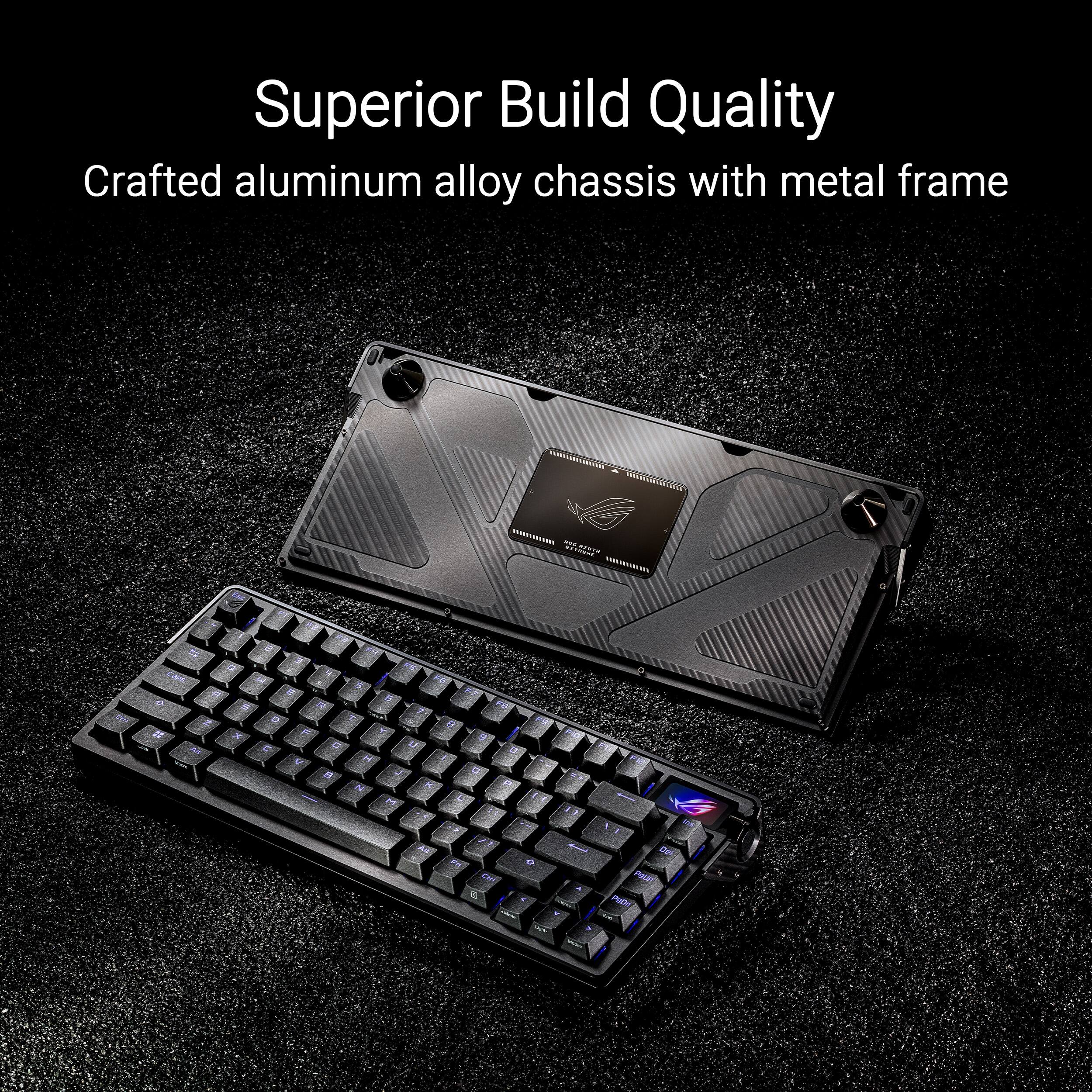 Superior Build Quality: Crafted aluminum alloy chassis with metal frame.