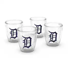 Tervis - Detroit Tigers Four-Pack 12oz. Emblem Tumbler Set - Multicolor