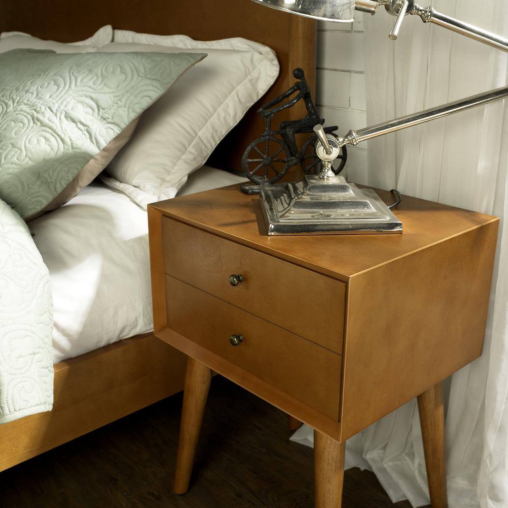 Back. Crosley Furniture - Landon Nightstand - Acorn.