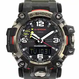 Casio - G-Shock Mudmaster Analog Digital Solar Powered GWG-2000-1A3 GWG2000-1A3 200M Men's Watch - Black