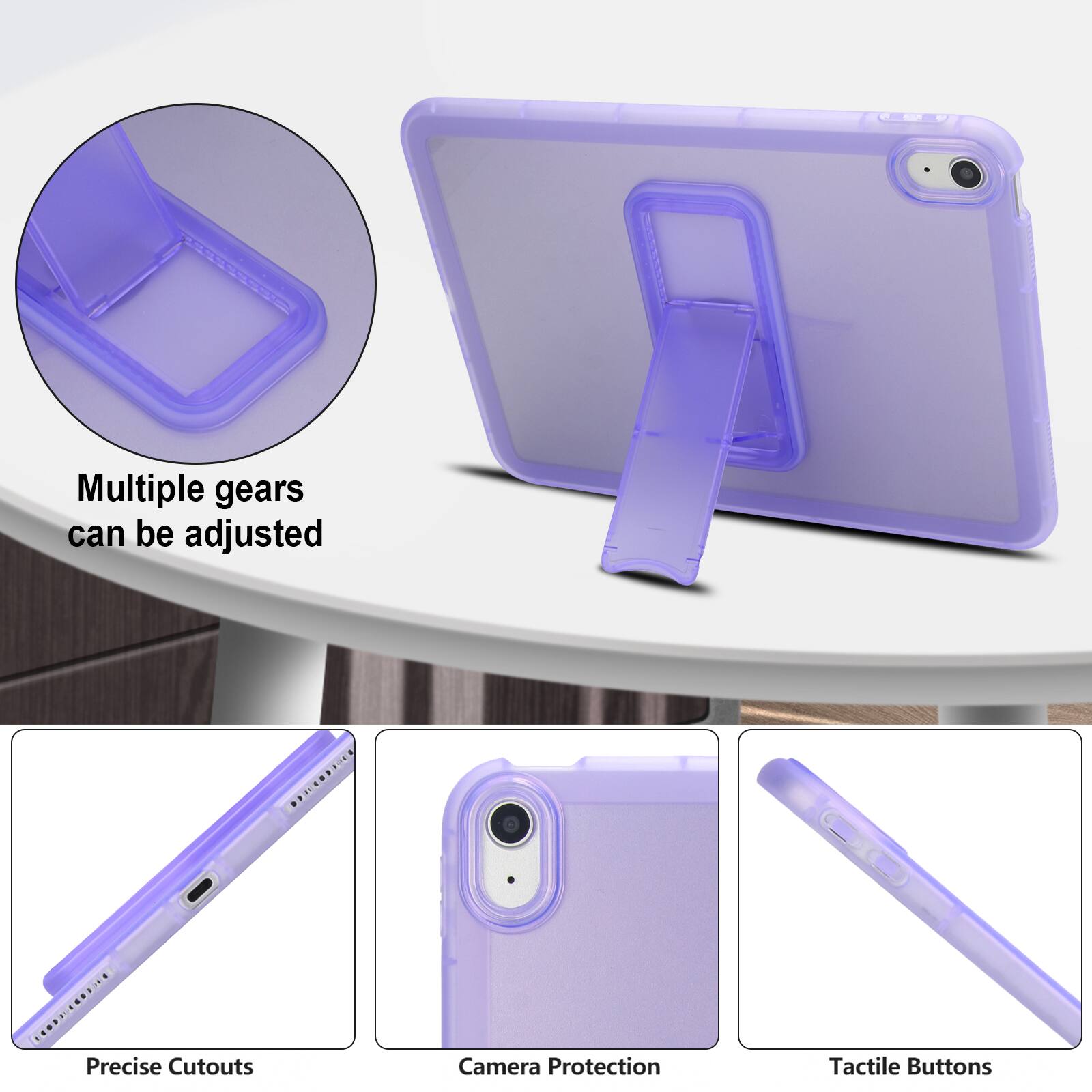 Multiple gears can be adjusted. Precise Cutouts. Camera Protection. Tactile Buttons.