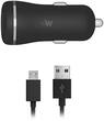 Just Wireless - Vehicle Charger - Black - Larger Front