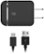 Front Zoom. Just Wireless - Micro USB Wall Charger - Black.