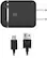Front. Just Wireless - Micro USB Wall Charger - Black.