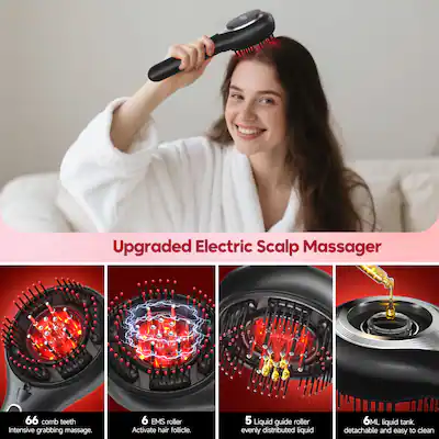 Red Light & Massage Scalp Care Comb Red Light & Massage Scalp Care Comb