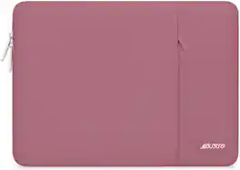mosiso - Laptop Case 13-13.3 inch Laptop Sleeve Fit with MacBook Air/Pro 13/Pro 14 HP Dell ASUS Lenovo Sleeve Bag with Pocket - Dusty Rose
