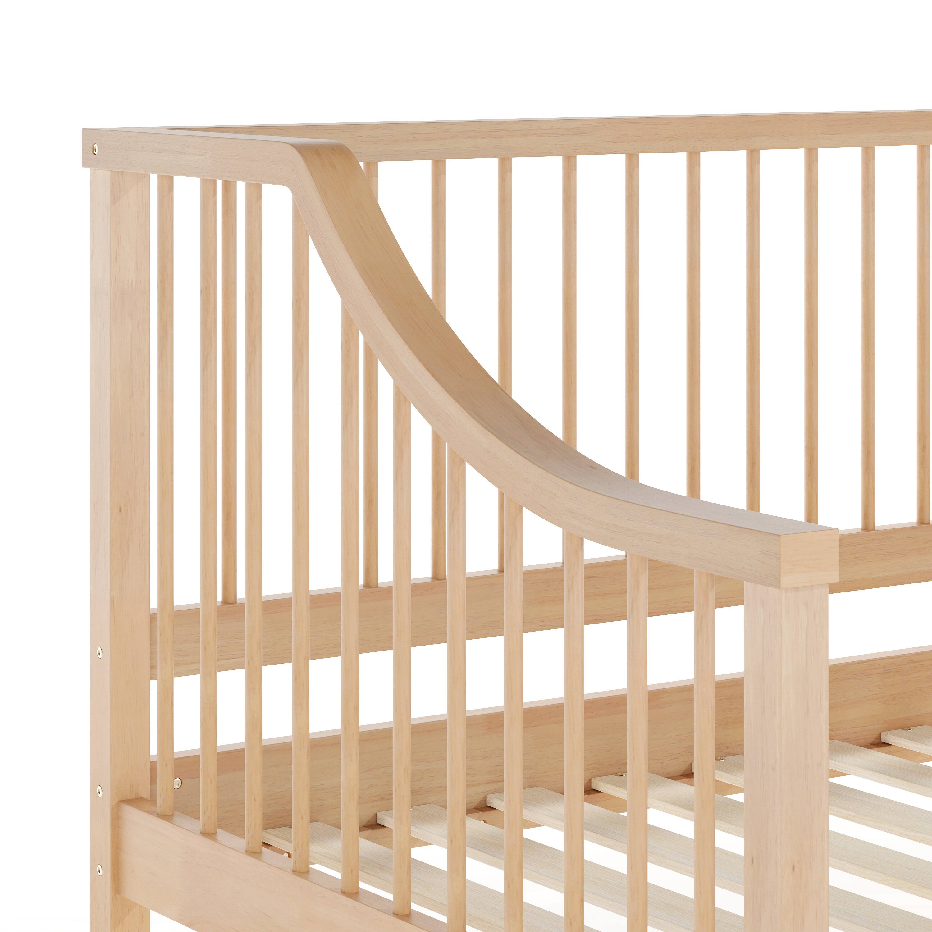 Alt View 9. Martha Stewart - Neely Solid Wood Platform Daybed with Wooden Spindles and Slatted Foundation with No Box Spring Required - Light Beech.