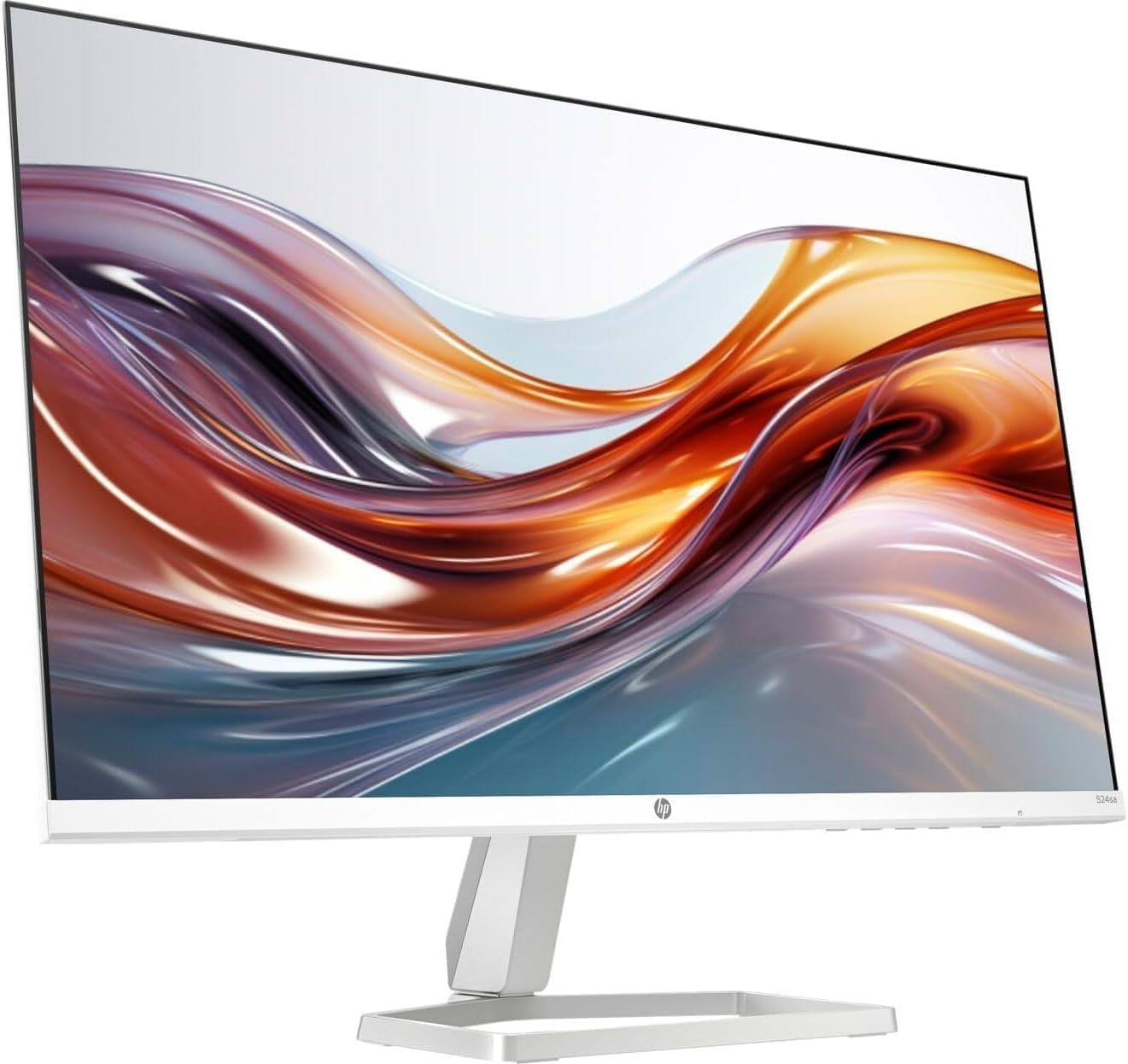 Angle. HP - HP 24" FHD IPS Monitor, Flicker Free, Anti-Glare, Low Blue Light, HDMI & DKZ Hub, White/Silver Color 2 Pack - Black.