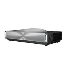 Front. Hisense - Hisense-PX4 Pro Triple Laser Smart UST Projector,3500 Lumens,IRIS,80"-200",4K,DLP,HDR,IMAX Enhanced,Dolby Vision/Atmos - gray.